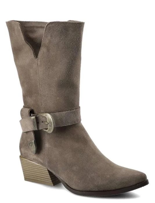 Botki kowbojki Karino 36 skórzane