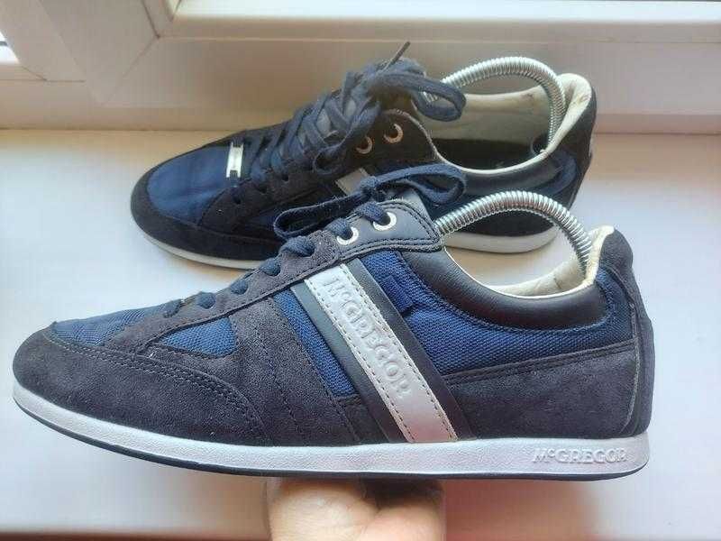 Чоловічі шкіряні кросівки кеди mcgregor на шнурівці