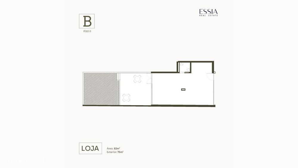 Loja Comercial com Espaço Exterior no Sul 560 — Matosinhos Sul