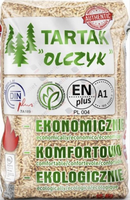 Pellet opałowy fi 6/8/10mm Zator
