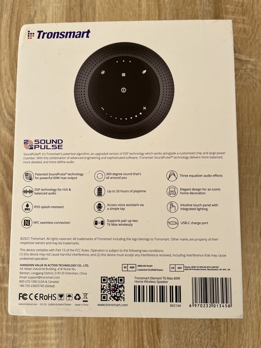 Coluna Tronsmart Element T6 Max