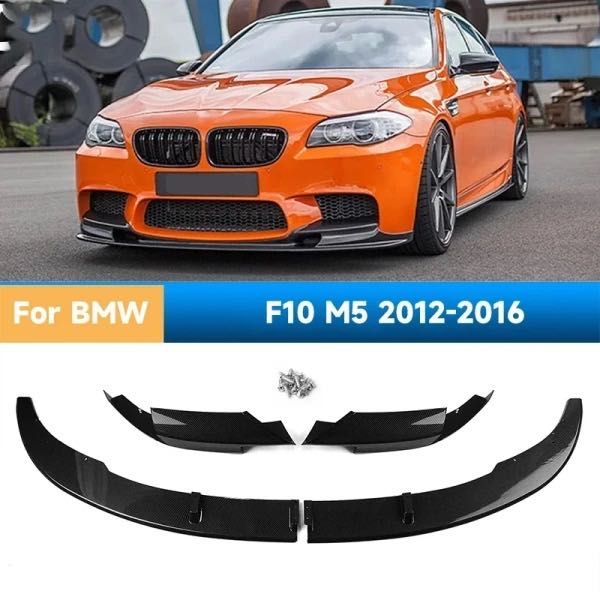 Губа БМВ Ф10 М5 губа на передний бампер BMW F10 M5 накладка на бампер юбка сплитер обвес элерон