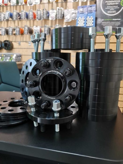 Проставки для расширения колесной базы. Сквозные, переходные Адаптеры