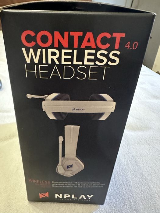 HeadSet wireless bluetooth NPlay Gaming novos em caixa ainda lacrada