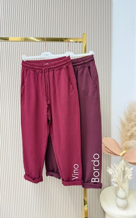 Spodnie damskie z patką Wiya dresowe duży wybór kolorów