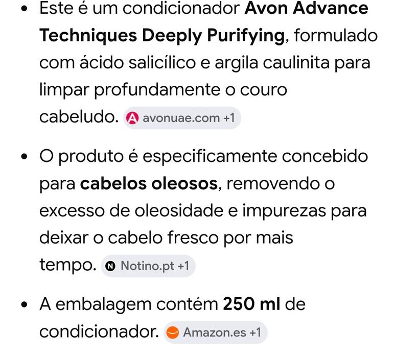 Condicionador para Cabelo Oleoso 250ml AVON