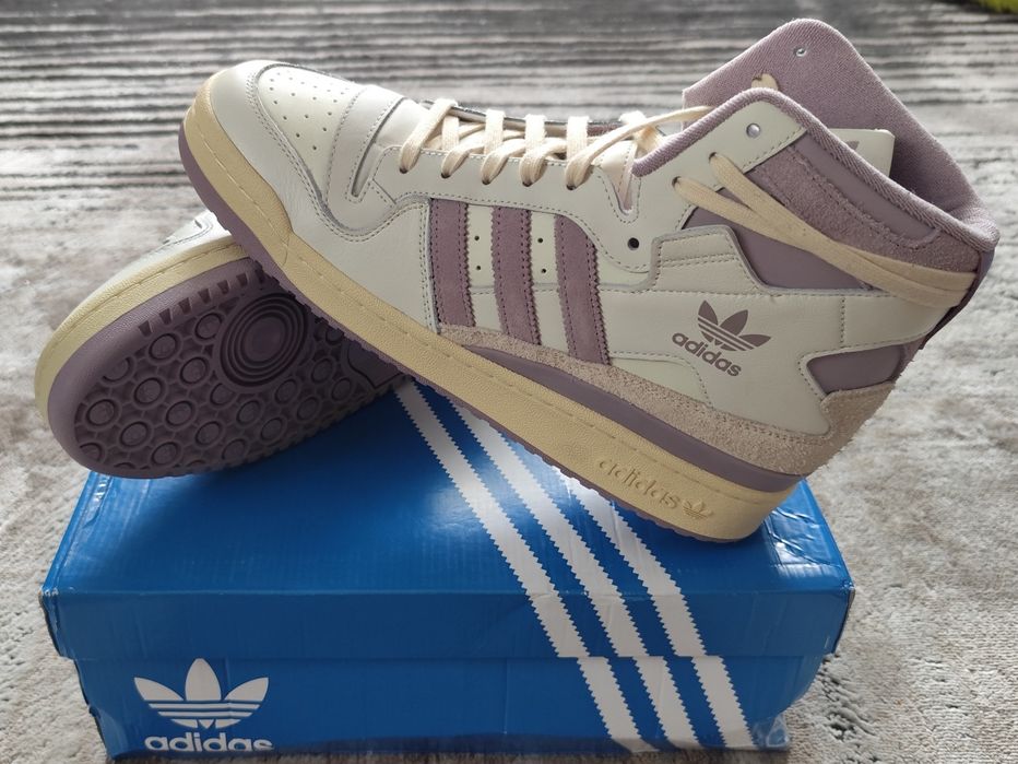 Sneakersy wysokie Adidas IG3775 Forum 84 Hi 46 29.5 cm