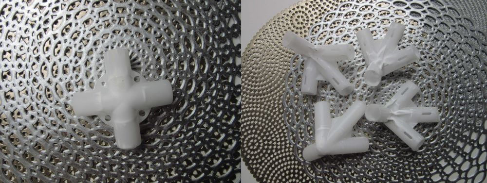 Pawilon ogrodowy - rurki . Razem ubyło już 8 elementów .