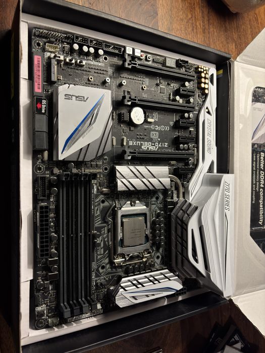 ASUS Z170 DELUXE + Intel i7-7700K idealny stan