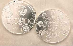 PORTUGAL moedas comemorativas 10 euros em prata UNC ver descrição