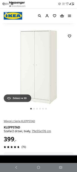 Szafa Ikea nowa zapakowana