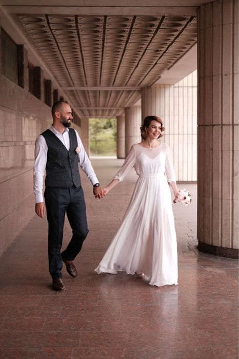 Весільна подвійна сукня Monetre