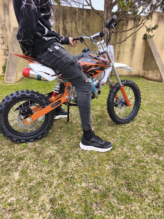 PITBIKE motocross 125cc arranque eléctrico 4 velocidades