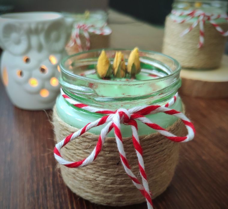 Miętowa Niespodzianka świeca sojowa