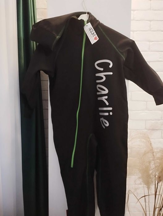 Ilem Kombinezon wiosna ilem nowy odblaski Softshell czarny r 110/116