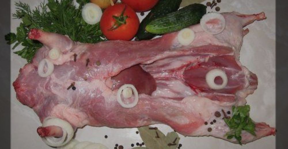 Свежее мясо нутрии
