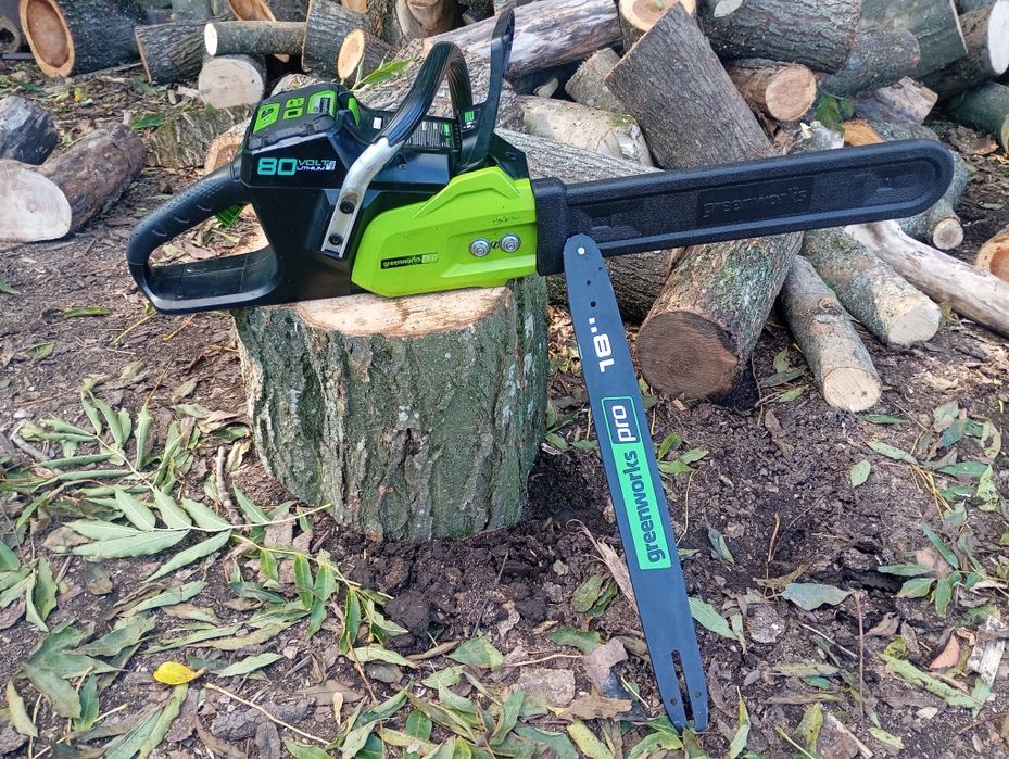 greenworks pro GCS80421 електропила