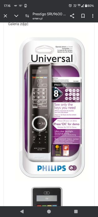 Pilot Uniwersalny Philips