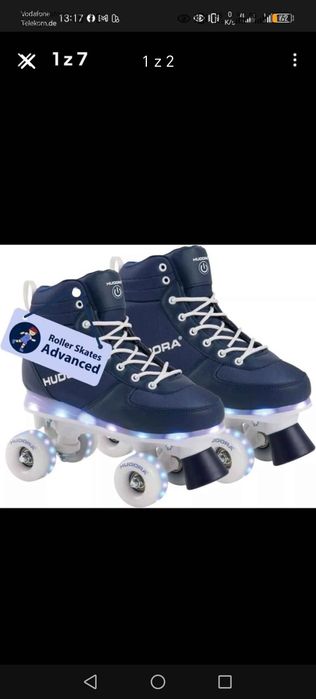 Nowe wrotki HUDORA LED 31-32 uniseks