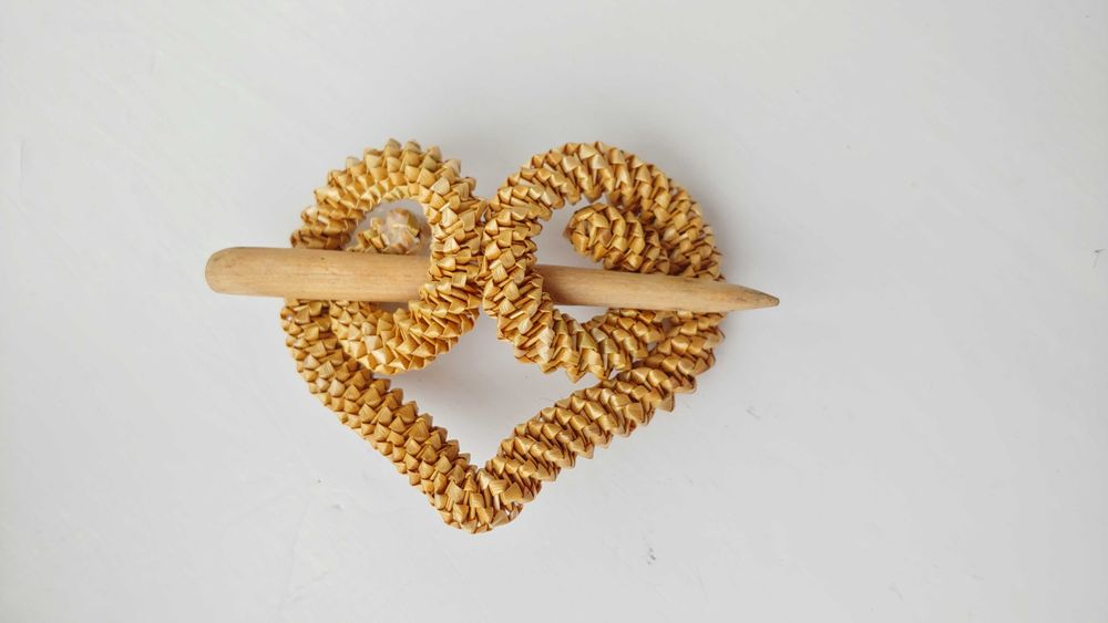 Соломенная заколка, зажим, краб для волос, новый, ручная работа