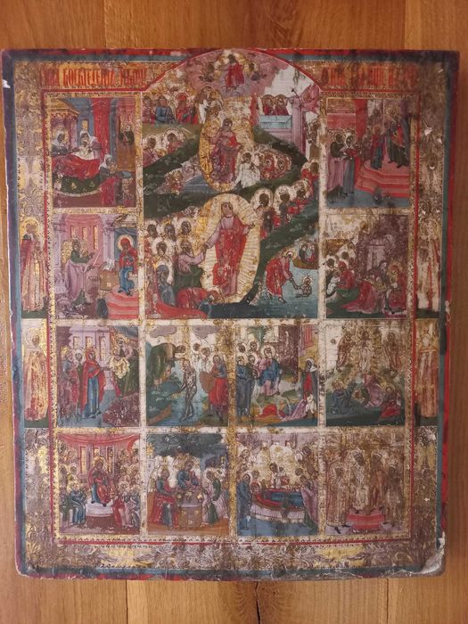 Иконы старинные на дереве