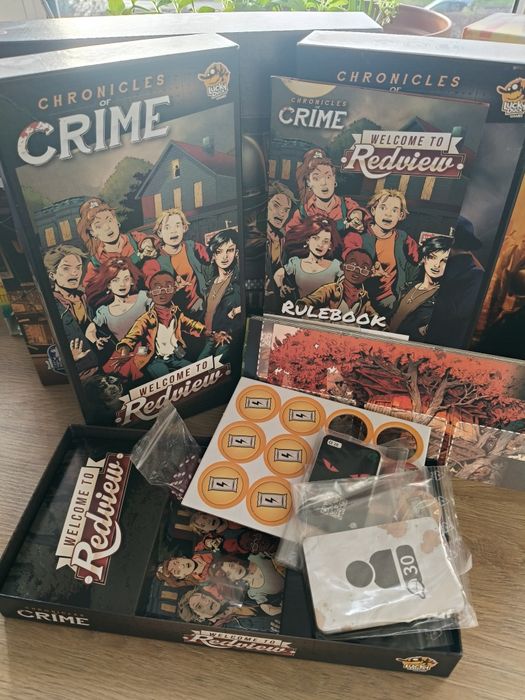 Zestaw gier Chronicles of Crime / Kroniki Zbrodni (6 pudełek) 
Zestaw