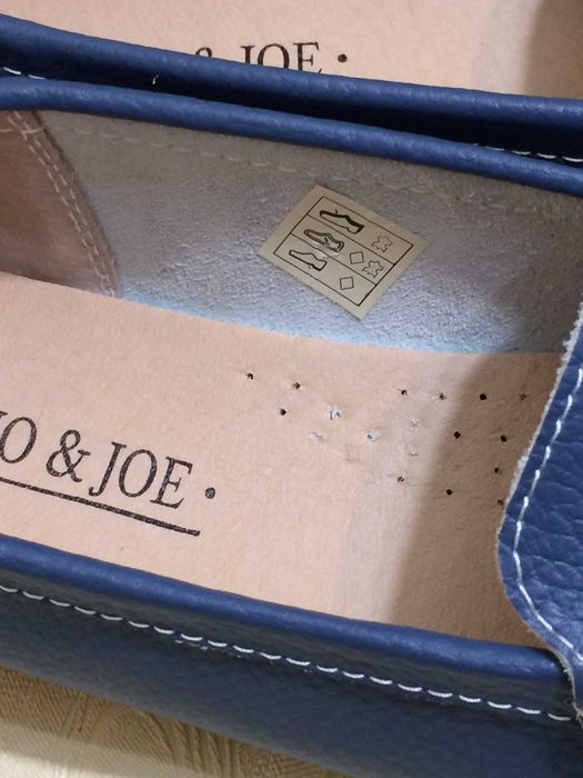 Жіночі шкіряні м'які мокасини туфліjo&joe, р.38