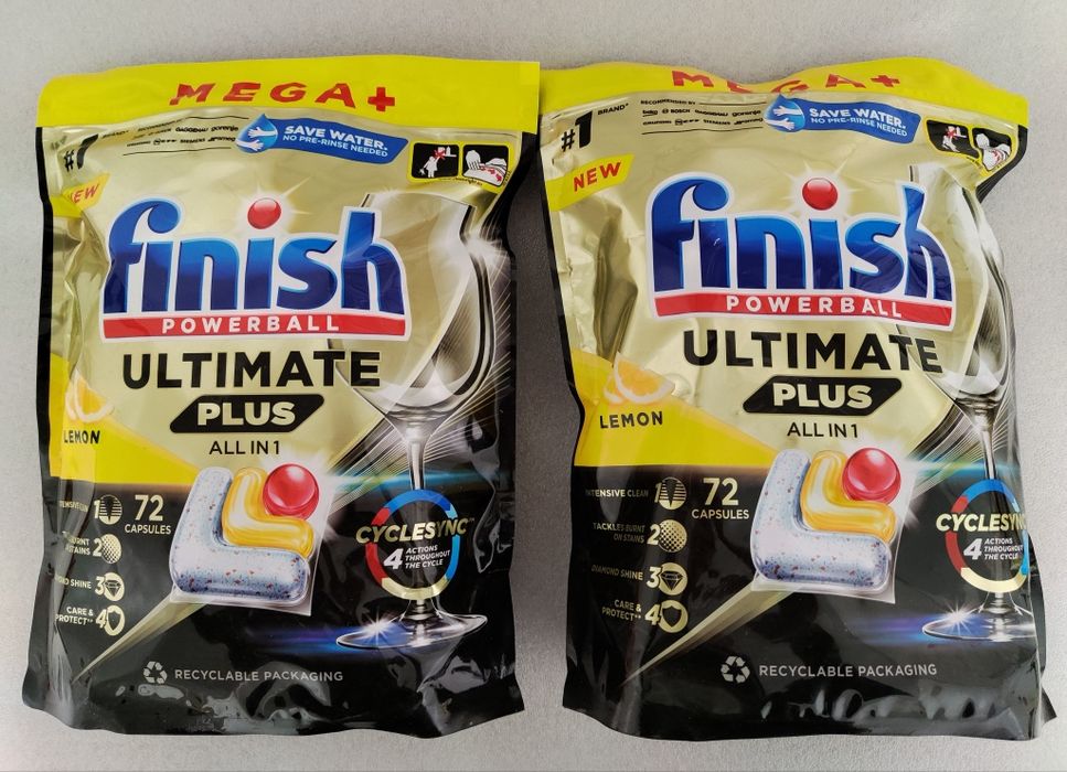 Tabletki do zmywarki Finish Ultimate Plus cytrynowe 144 sztuk