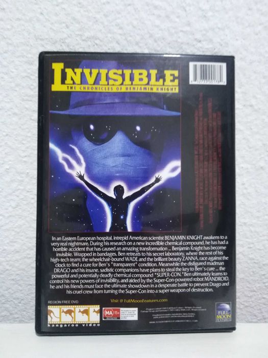 DVD "Invisible- The Chronicles of Benjamin Knight"