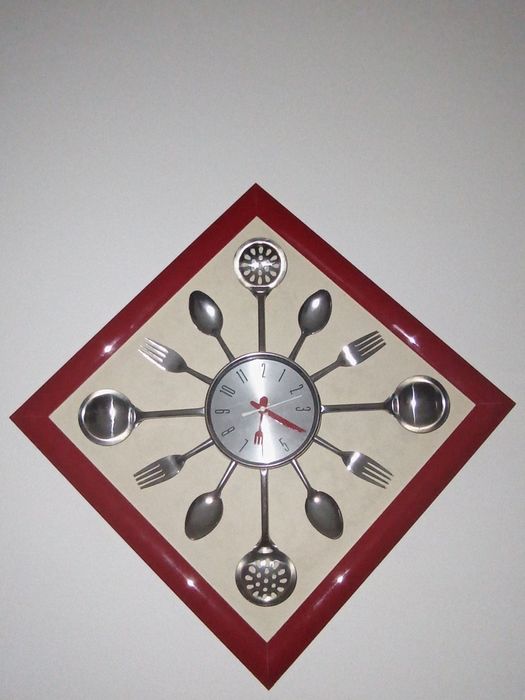 Relógio parede de cozinha