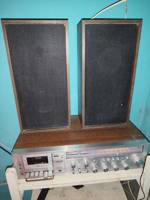 Aparelhagem Vintage Ferguson Cassiever 3925 – 100% Funcional (Rádio e Cassete)