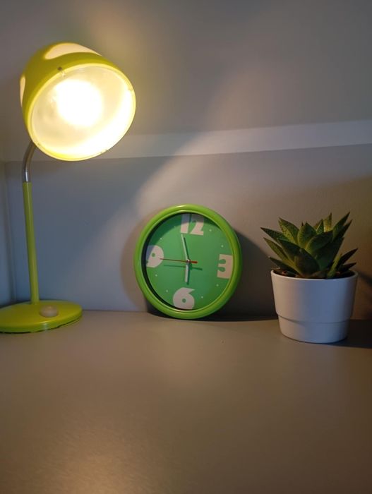 Lampka biurowa ikea zielona