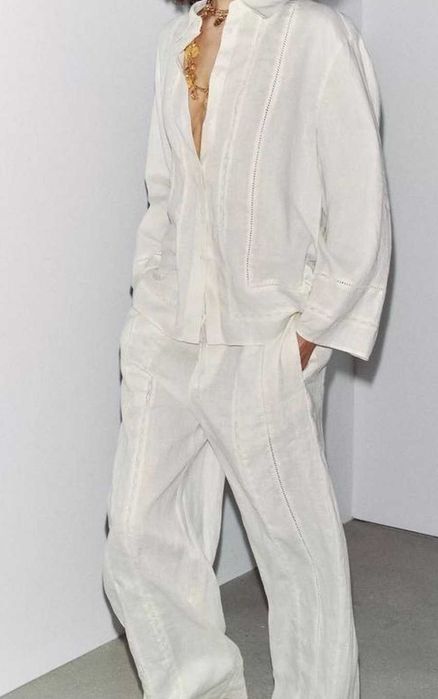 Костюм лен zara cos twinset