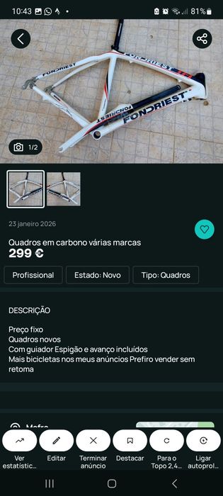 Acessórios para bicicletas oportunidades