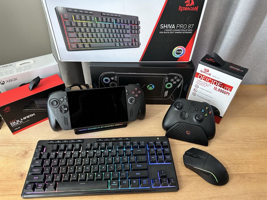 Asus Rog Xbox Ally X + ROG Bulwark Dock 2025 DG300 + Akcesoria