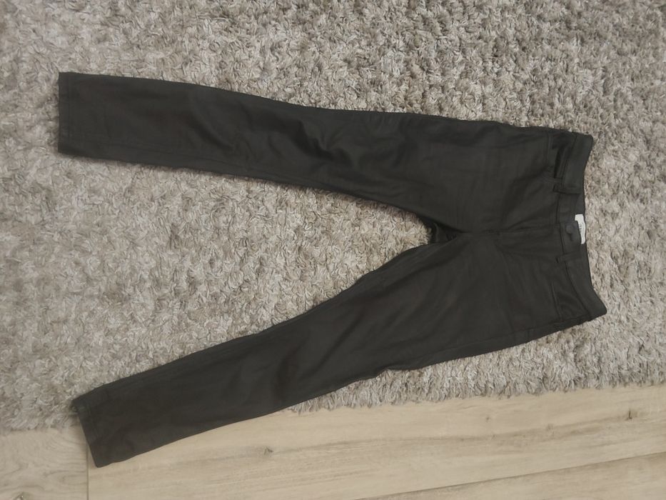 Czarne spodnie New Look Jenna ekoskóra