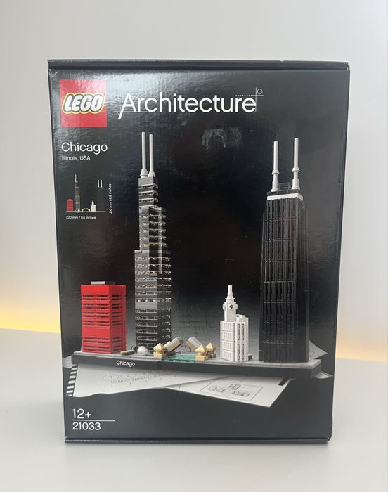 LEGO Architecture 21033 Chicago komplet, stan idealny, kolekcjonerskie
