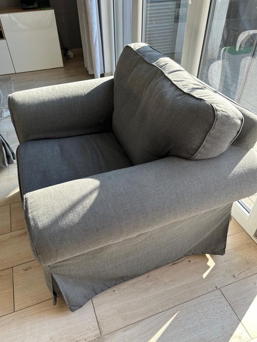 Fotel IKEA Ektorp Ciemnoszary