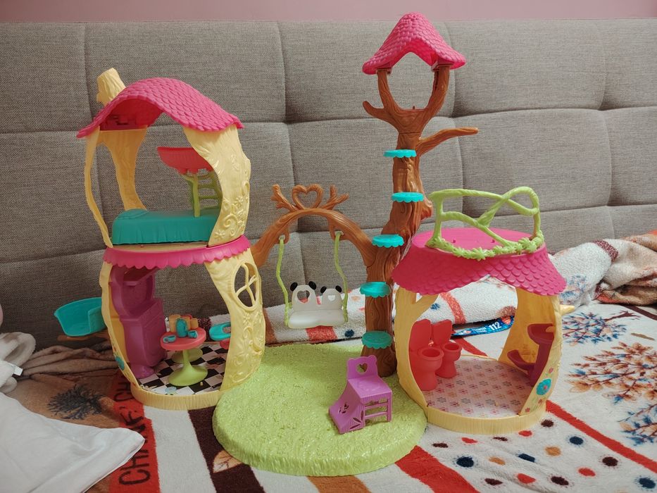 Domek enchantimals z lalkami Duży Zestaw