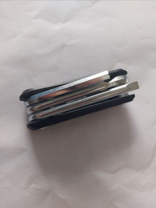 Multitool 6w1 narzędzie wielofunkcyjne rowerowe regulację naprawy bike