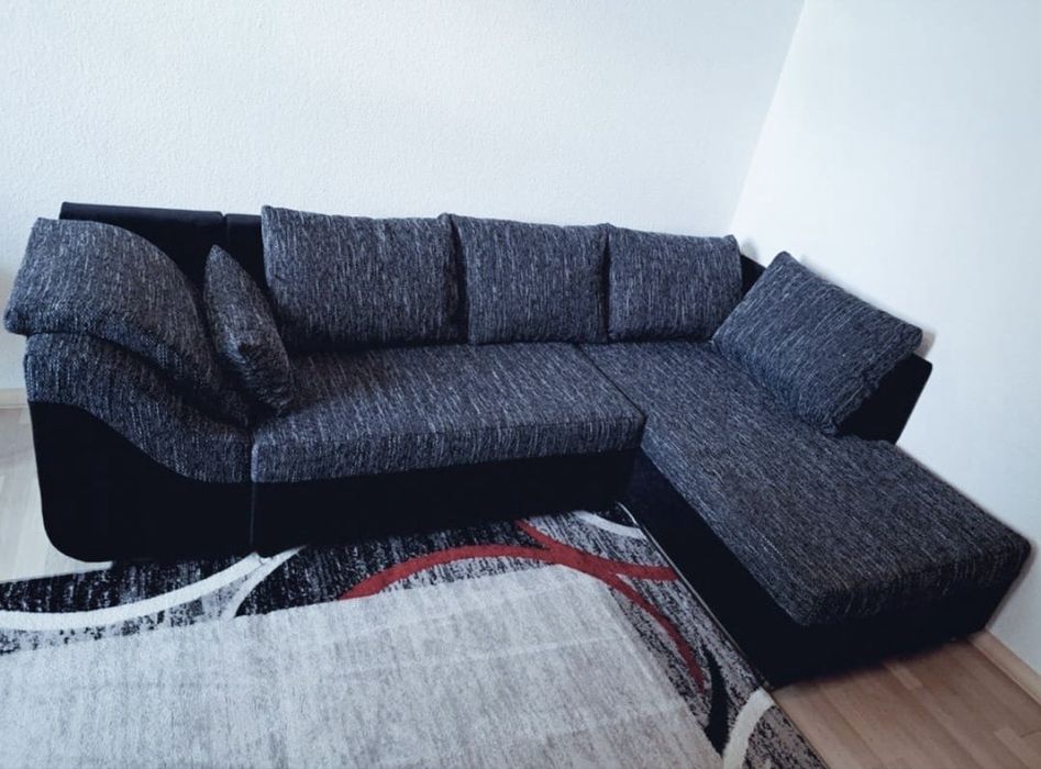 Narożnik rozkładany z funkcją spania kanapa sofa transport