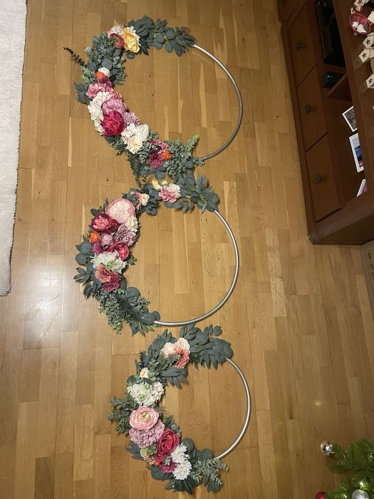 Dekoracje weselne ślubne, łuk ślubny