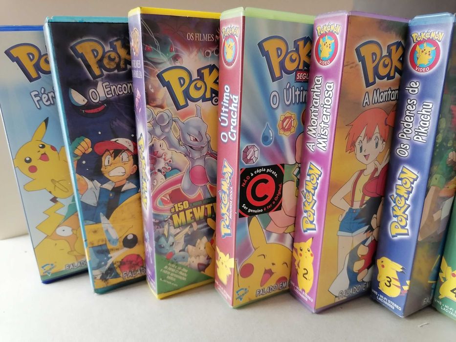 Pokémon coleção 8 VHS Aceito Pi