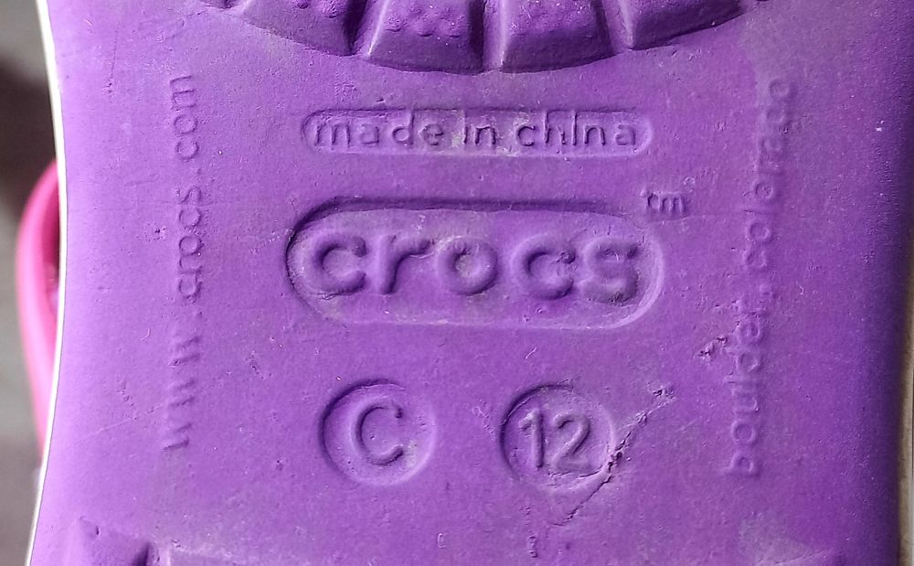 Crocs для дівчинки,  С12