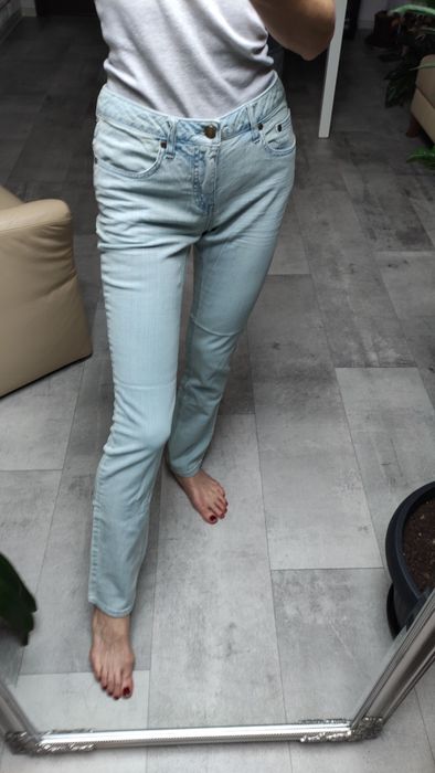 Nowe długie jeansy rozm xs