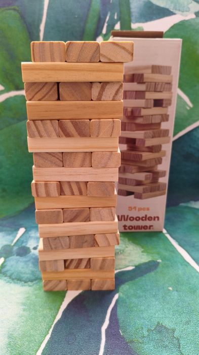 Wieża Jenga klocki