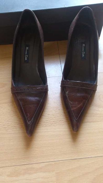 Czółenka Massimo Dutti - brązowe r.37