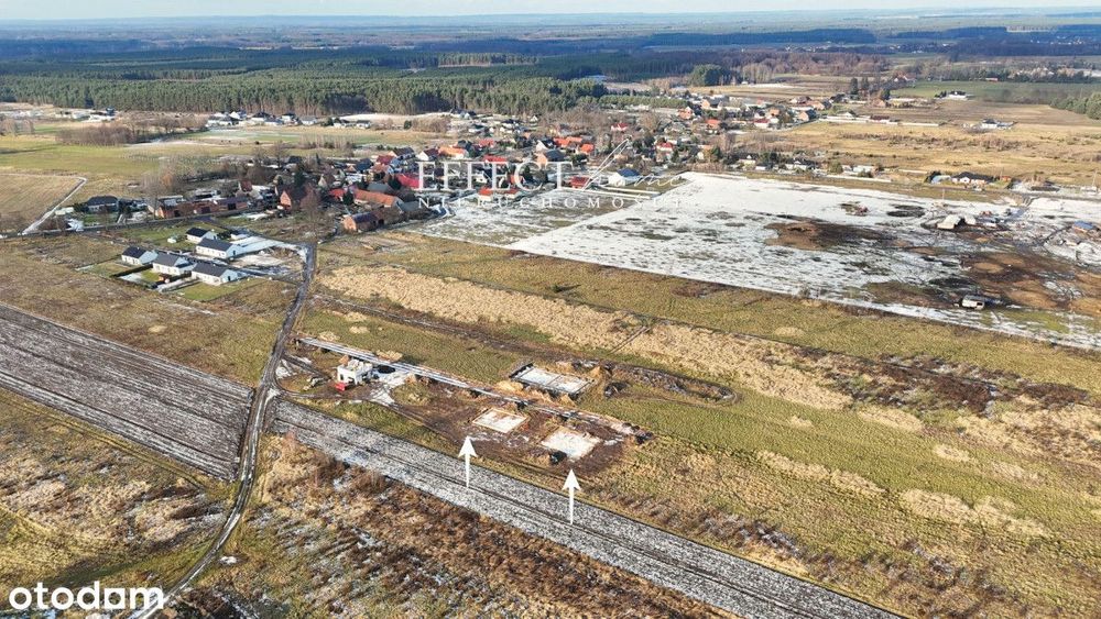Wolnostojący dom parterowy 99,92 m² działka 8 arów