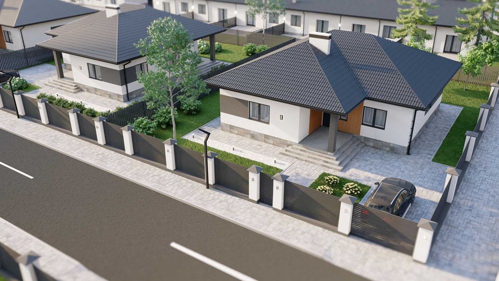 Одноповерховий будинок 105м² з МІСЬКИМИ комунікаціями! 6 соток