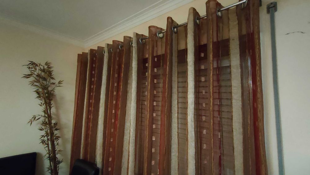 Varão com Cortinado organza